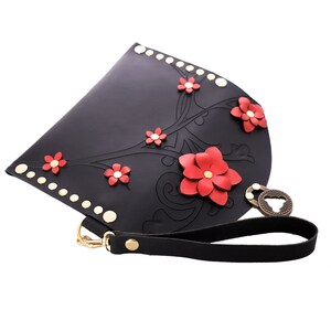 Blossom Clutch Bag in Fig