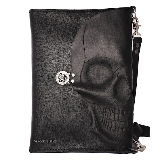 Large Leather Messenger Bag - Dark Oak | Buffalo Jackson