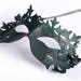 small leaf mask, festival mask, masquerade masks, masks for sale, leather half face mask, green masquerade masks, leaves, burning 