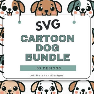 Cartoon Dog SVG Pack - Digital Prints