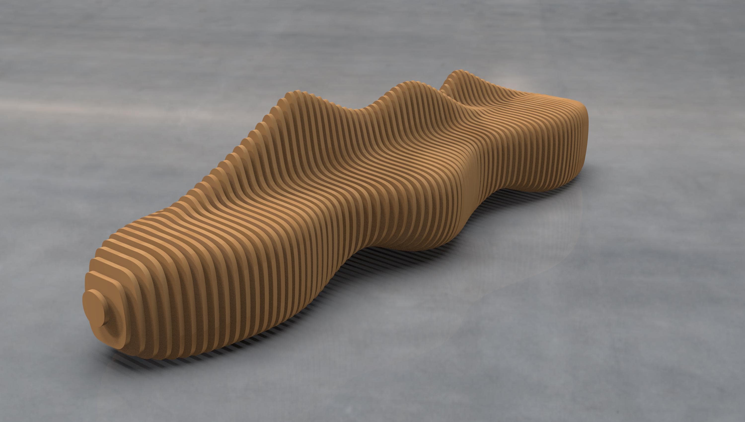 Parametric Style Bench - Etsy