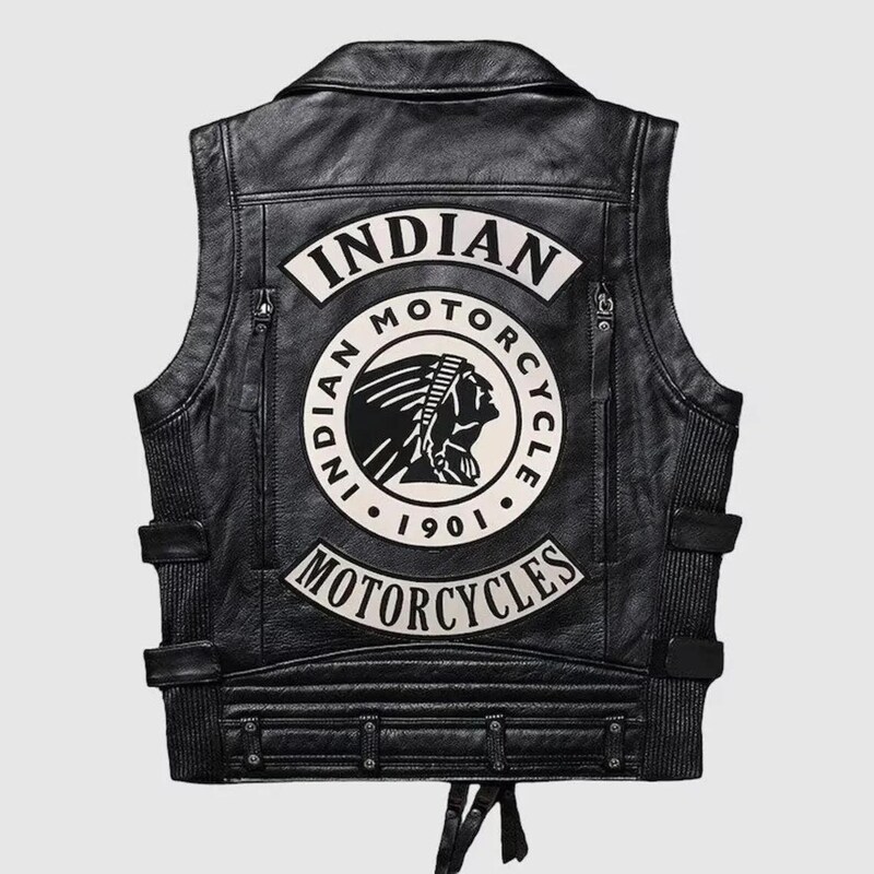 Indian Motorcycle Vest Etsy