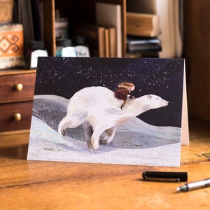Carte de voeux Polar Night Ride image 1