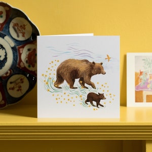 Cartes de voeux ours errants