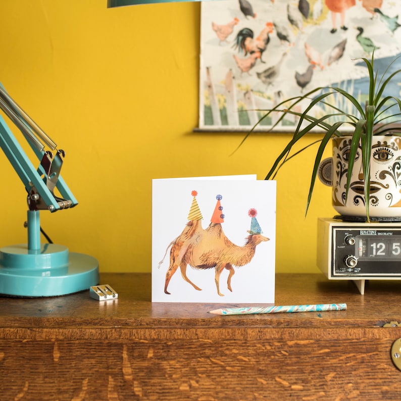 Party Camel Birthday Card image 1