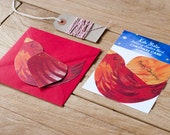 Folding Bird Christmas Cards