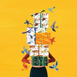 Wilde Geschenkpapier Kollektion - 100% Recycelte Geschenkpapiere