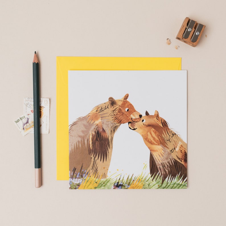 Bears Together Greetings Card image 1