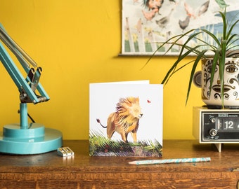 Cartão de Saudações Lionheart
