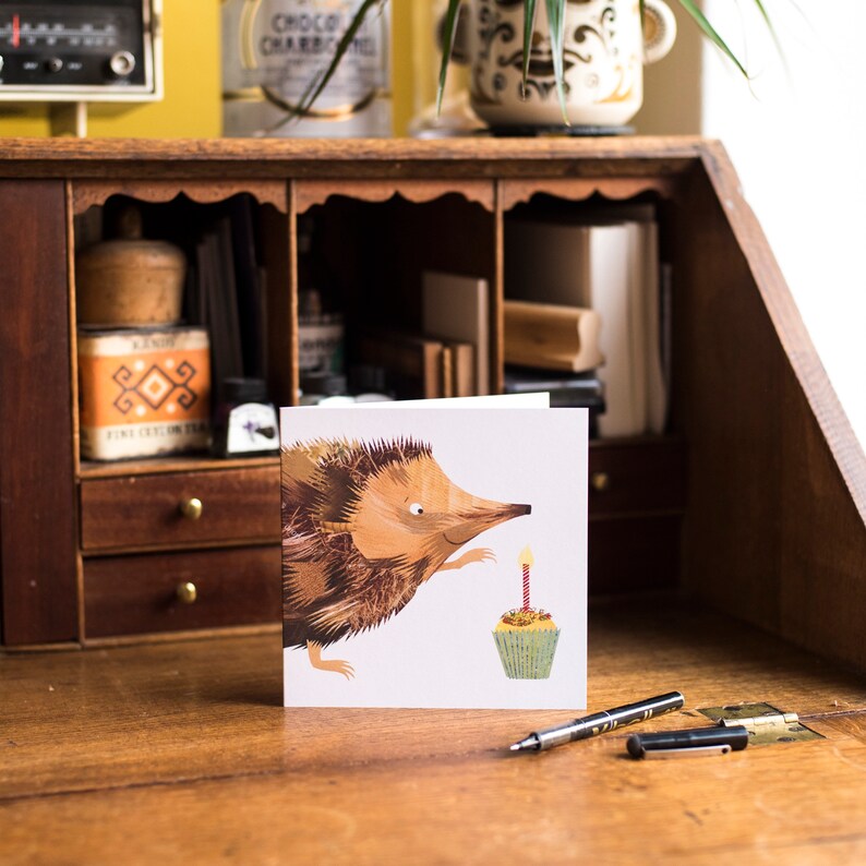 Carte Joyeux anniversaire de porc image 2