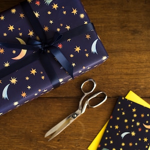 Starry Night Luxury Gift Wrap Pack - 100% Recycled Wrapping Paper