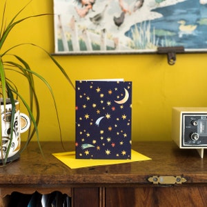 Cartes de Noël nuit étoilée