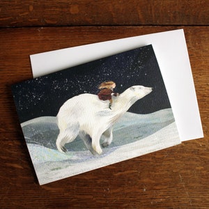 Carte de voeux Polar Night Ride image 6