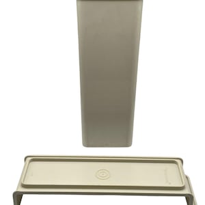 Vintage Tupperware Käse-Cracker-Vorratsbehälter #1696-2 mit Einsatz & Deckel gebraucht