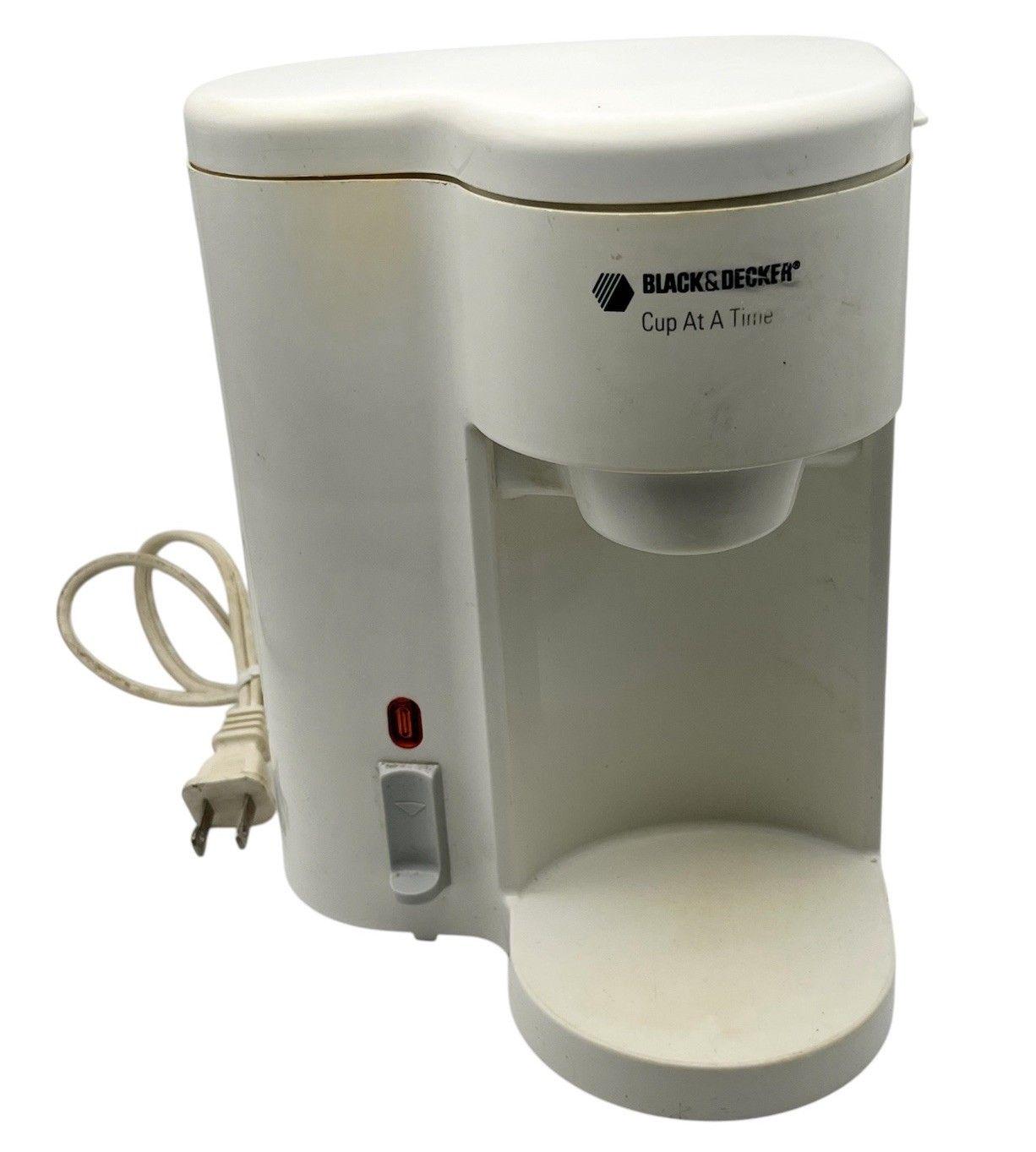 Black & Decker Cup at A Time Personal Coffee Maker Model DCM6 TESTED  WORKING - Etsy
