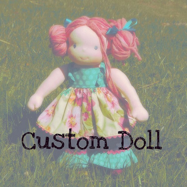 Payment plan, 2 Custom 15" waldorf doll for Helfrich30