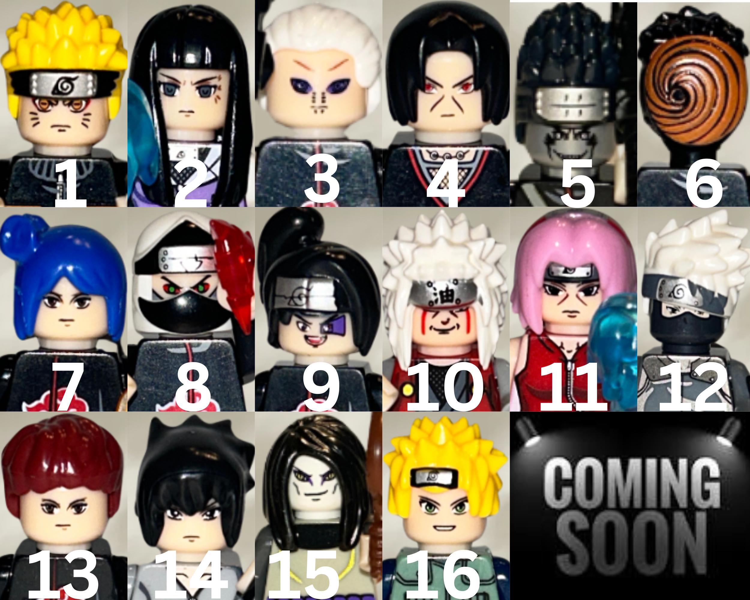 Naruto minifigures hotsell