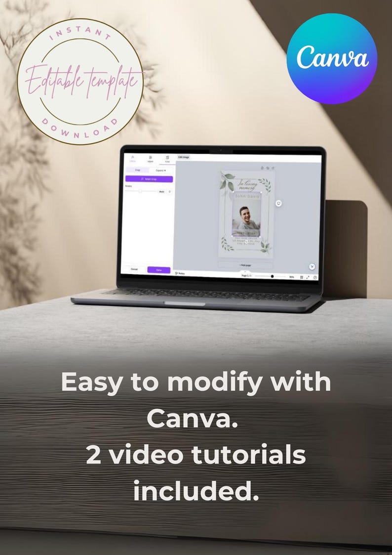 Memory Table Template, Share a Memory Card, Celebration of Life Sign ...