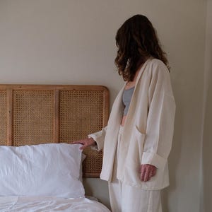 Organic Cotton and Hemp Oversized Kimono Robe