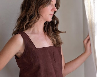 Organic Cotton Cropped Tank