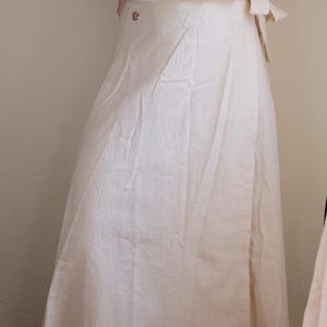 Organic Cotton Wrap Skirt