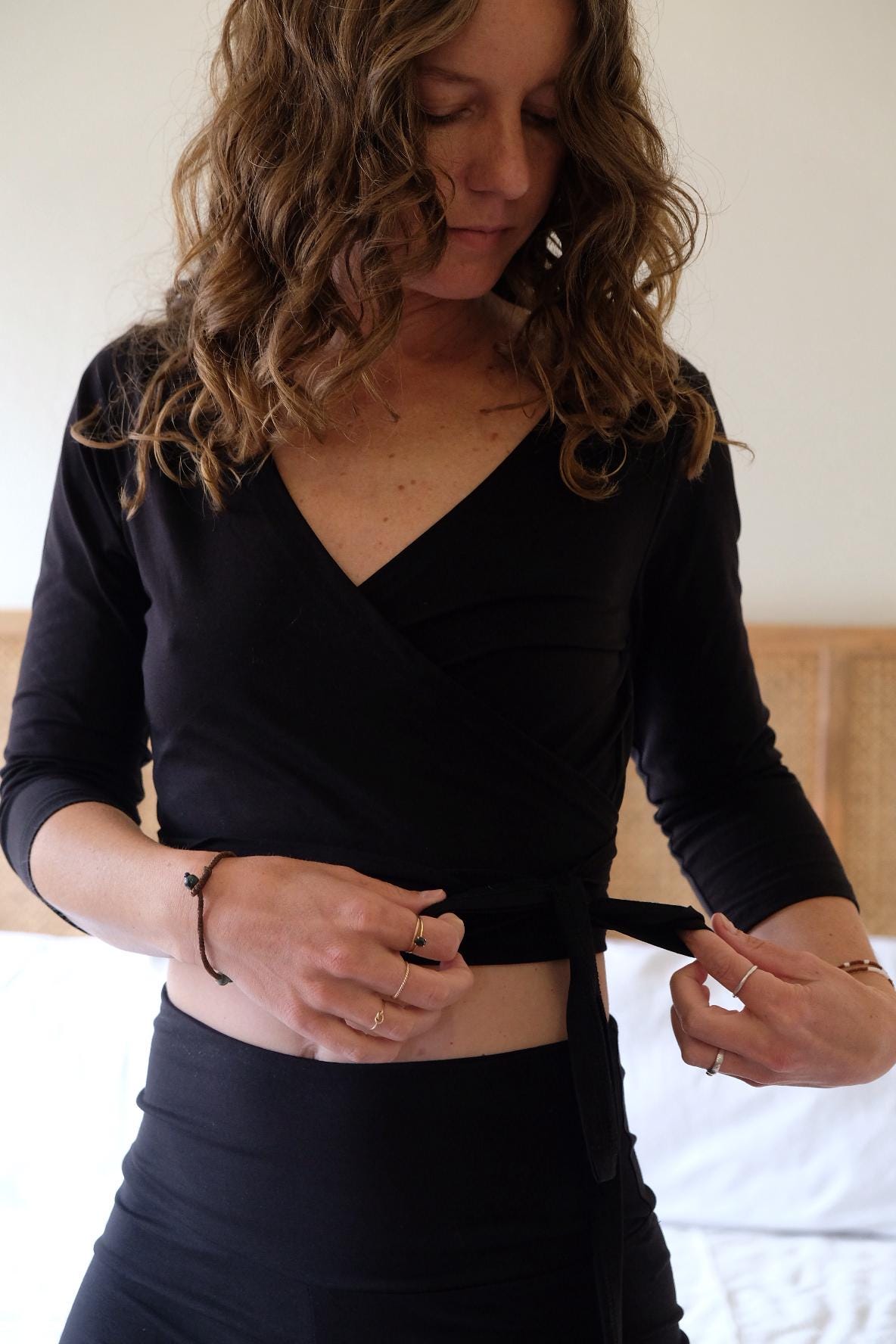 Organic Cotton Wrap Top - Etsy