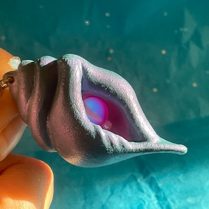 SpongeBob inspired Magic Conch Shell Keychain