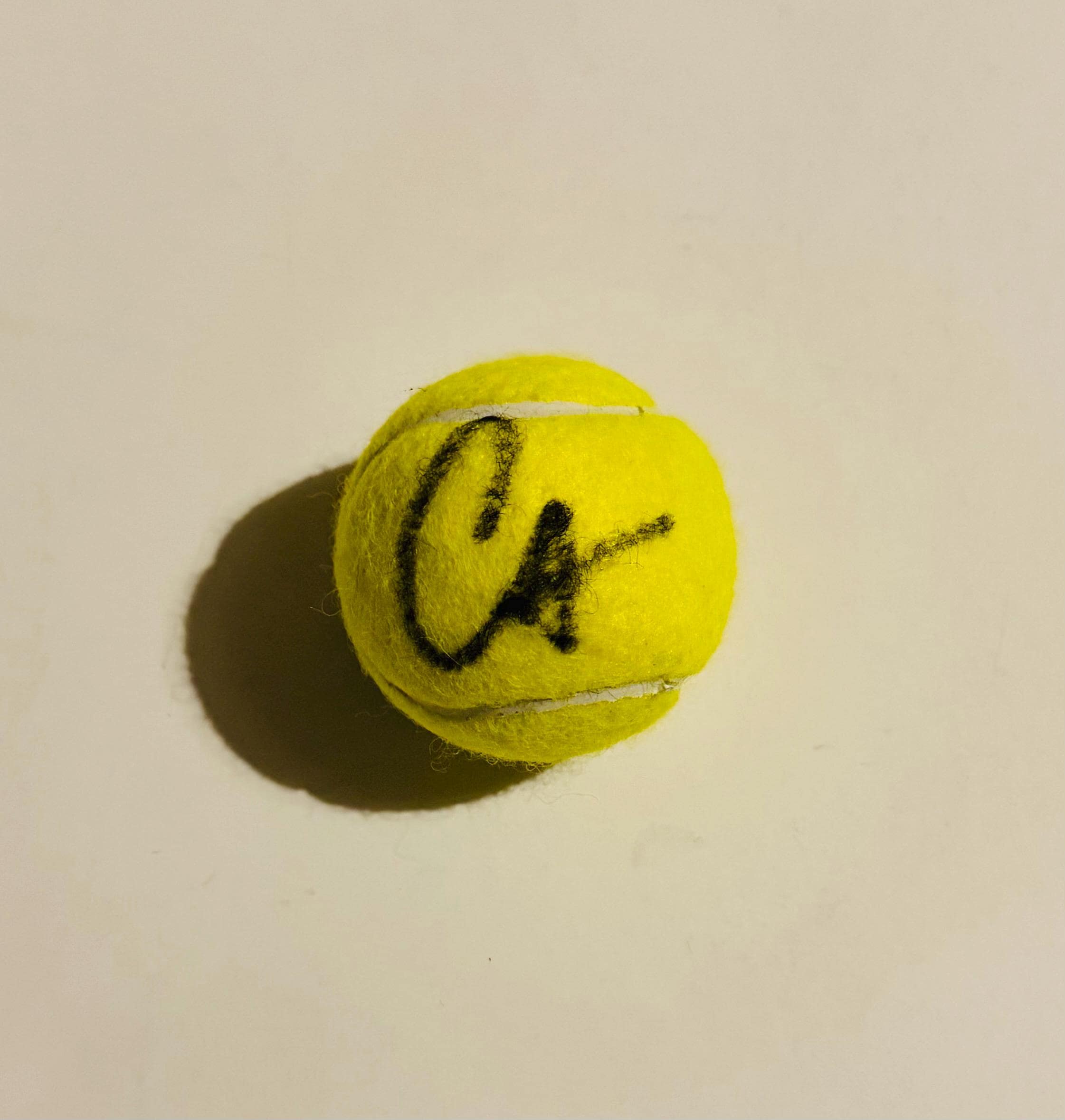 カルロスアルカラス ウィンブルドンウィナー 直筆サインフォト カルロス・アルカラス ウィンブルドン テニスボール 直筆サイン入り
