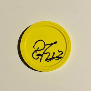 Roger Federer Wimbledon Tennis Ball Tube Top Autographed With COA