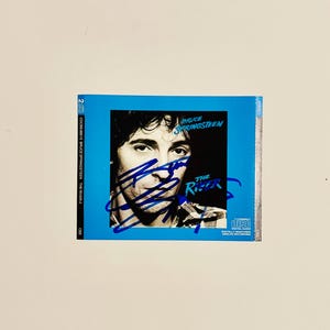 Bruce Springsteen The River Autographed CD Inner Photo With COA