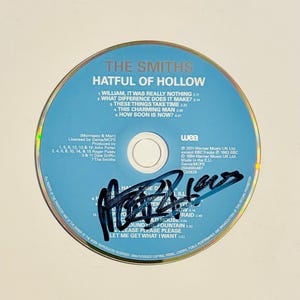 The Smiths Hatful of Hollow Autographed Limited Edition Blue