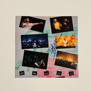 Phil Collins Autographed Vinyl Inner Pouch With COA