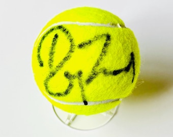 Roger Federer Hand Signed Wimbledon Tennis Ball with Certificate of Authenticity