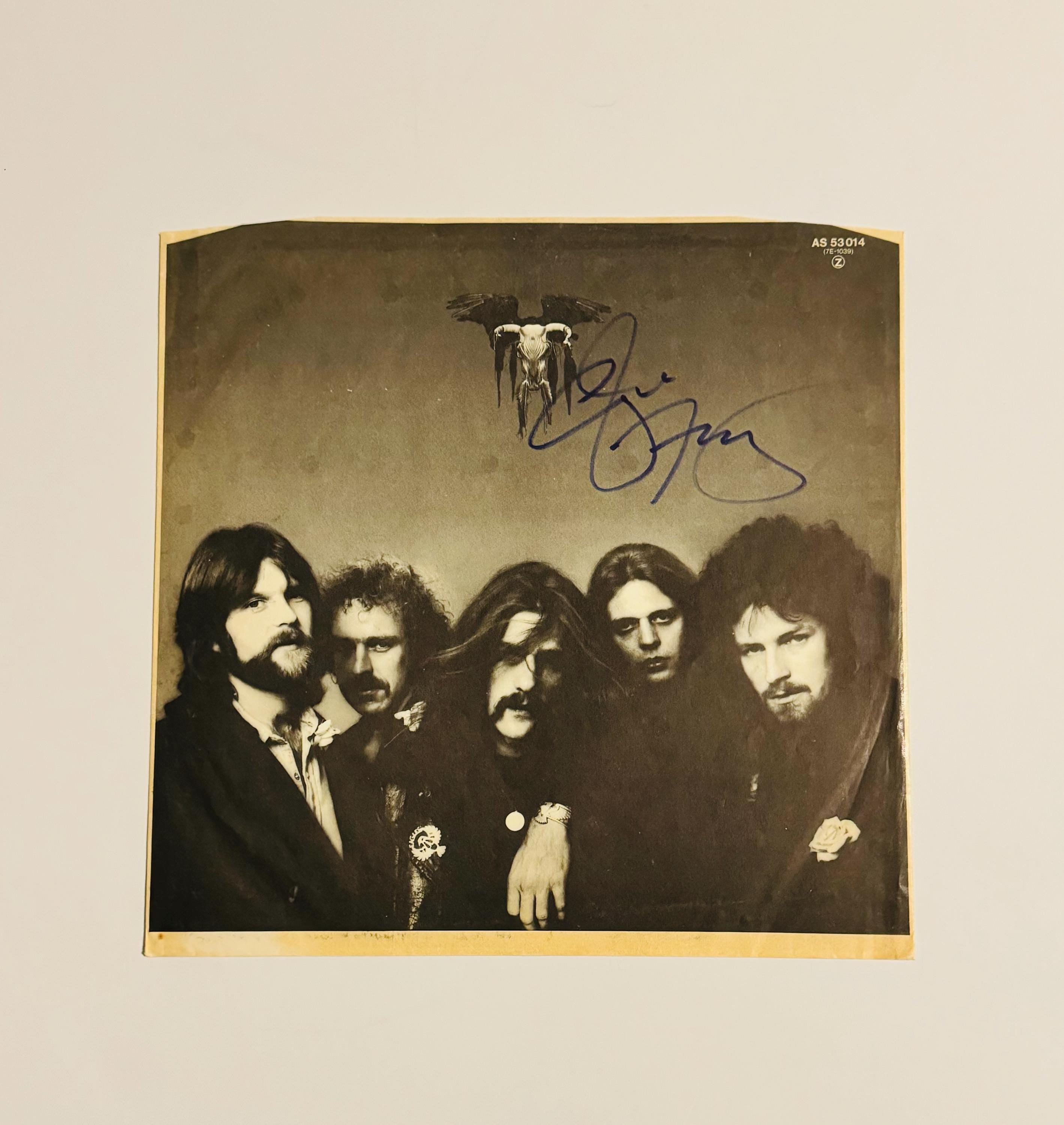 イーグルス Bernie Leadon バーニー・レドン　サイン色紙 Autographed Eagles Band Memorabilia - Etsy