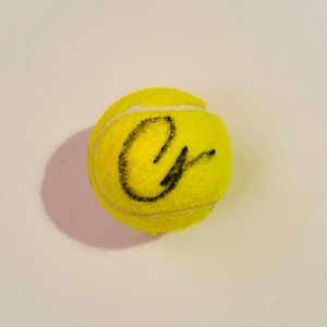 Carlos Alcaraz Wimbledon Tennis Ball Autographed With COA