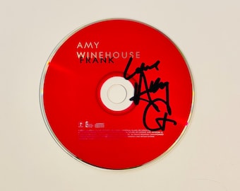 CD de Amy Winehouse autografiado con certificado de autenticidad