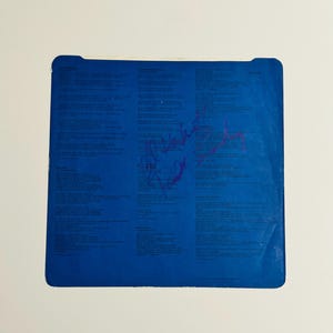 Paul McCartney Autographed Vinyl Inner Pouch With COA