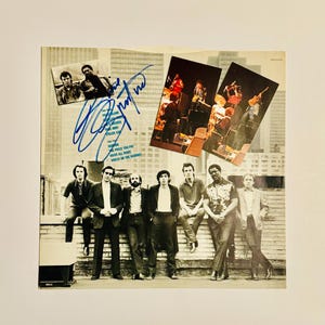 Bruce Springsteen Vinyl Inner Pouch Autographed With COA