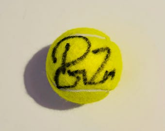 Roger Federer Wimbledon Tennis Ball Autographed With COA