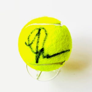 Jannik Sinner Hand Signed Wimbledon Tennis Ball Certificate of Authenticity