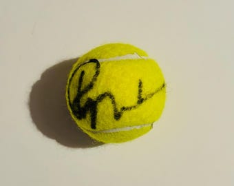 Rafael Nadal Wimbledon Tennis Ball Autographed With COA