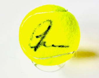 ノバク・ジョコビッチ 直筆サイン入りウィンブルドン テニスボール