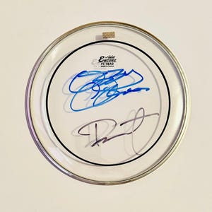 Ozzy Osbourne & Bill Ward Autographed Drum Head With COA