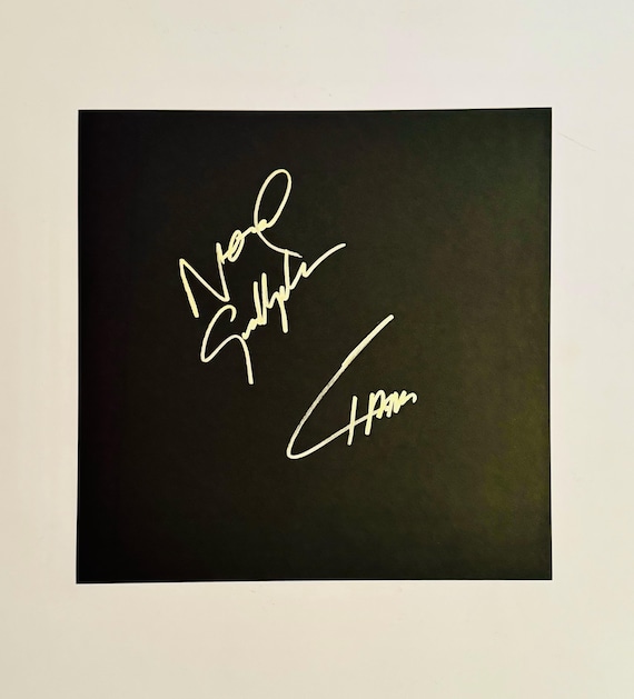 oasis リアム　ギャラガー　直筆サイン oasis リアム ギャラガー 直筆サイン