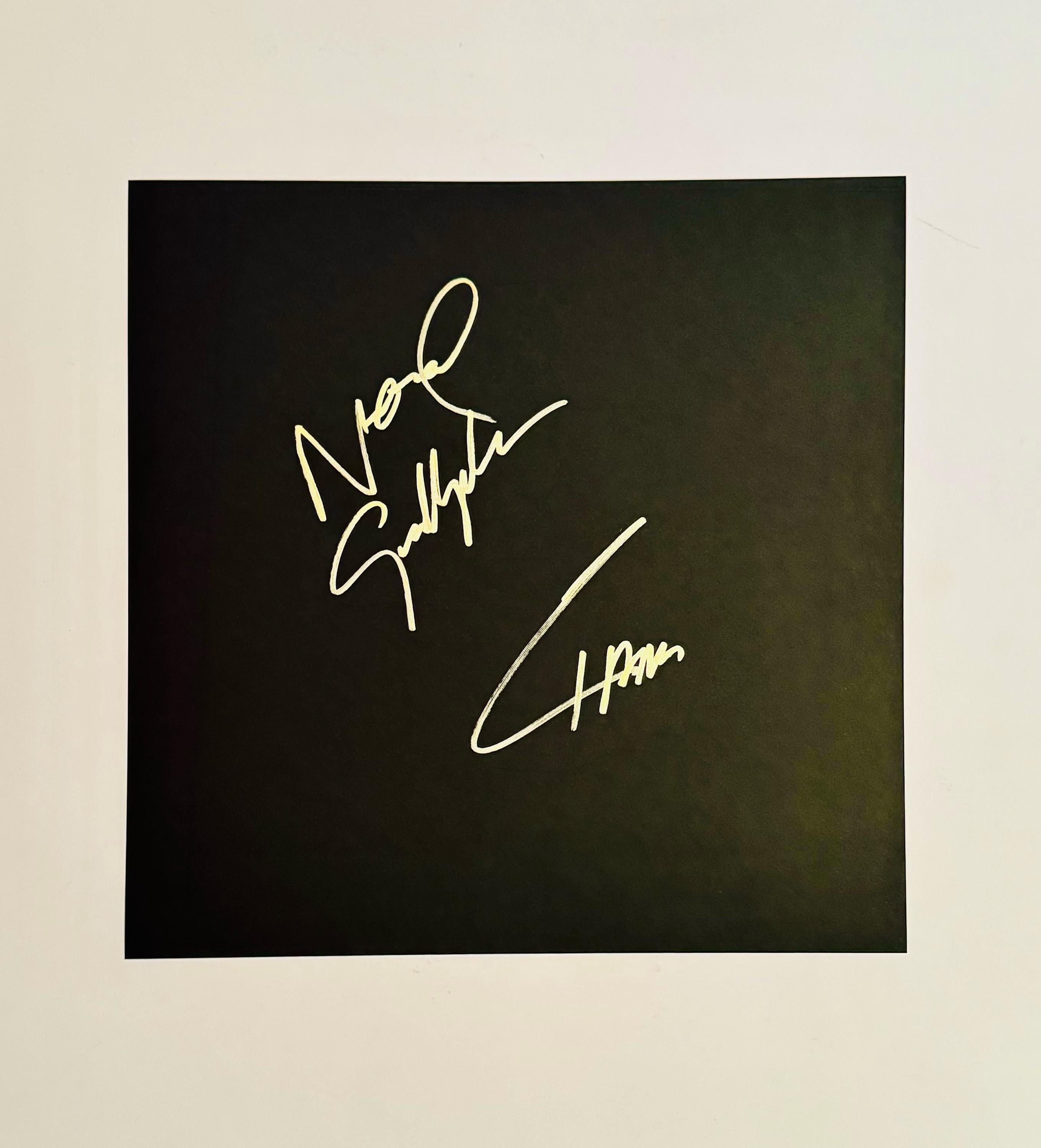 Oasis Noel Gallagher & Liam Gallagher Autographed Vinyl