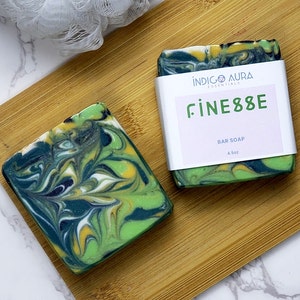 Finesse Men&#39;s Soap Bar, Soap For Men, Gifts For Men, Handmade Soap, Soap Bar, Palm Free Soap, Cold Process Soap, Men&#39;s Bar, Gifts for dad