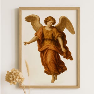 Baroque Angel PNG for Sublimation Projects, Vintage Catholic Clipart, Cherub Digital Download, Religious Angel Art, Faith Based Printable