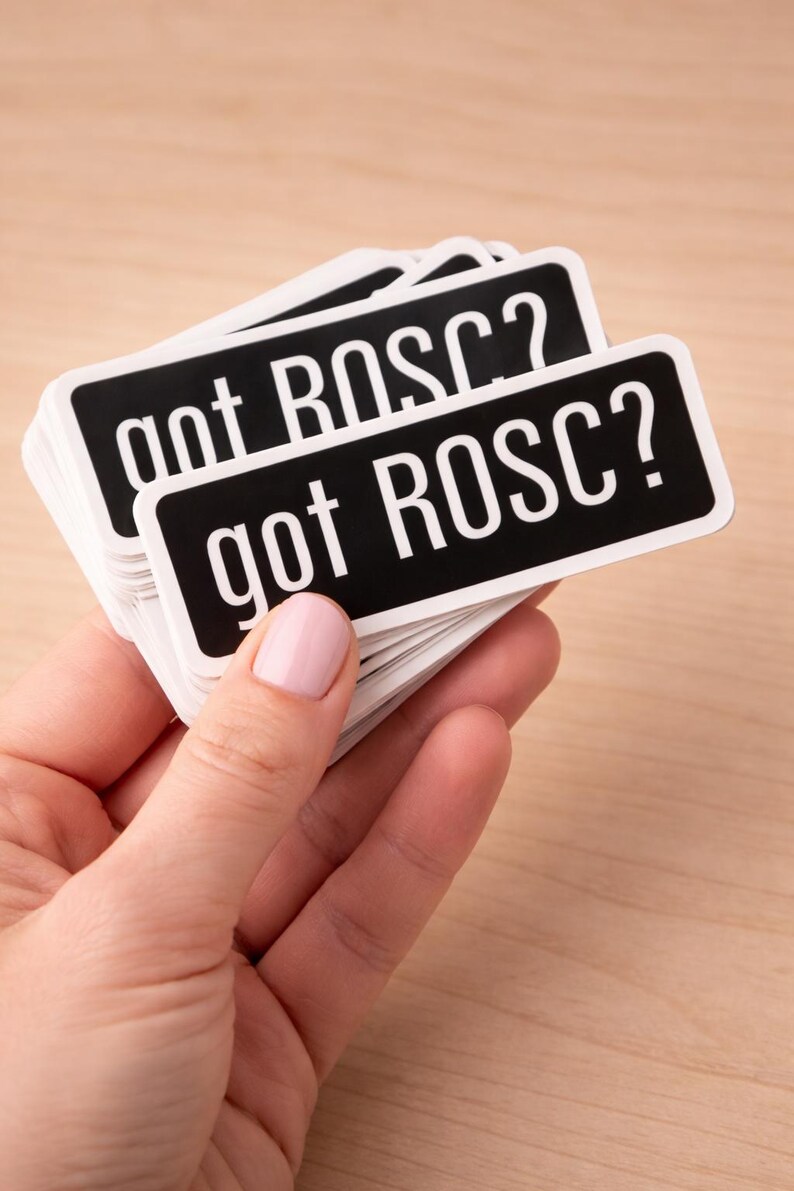 Got ROSC Sticker | EMS Humor Sticker | Paramedic Gift | ER Nurse ...
