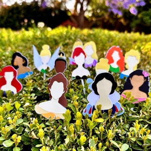 3D Prinzessin Geburtstag CupCake Toppers, Prinzessin Geburtstag, Prinzessin Kuchen, Prinzessin Party