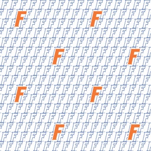 Official Licensed University of Florida Cotton Quilting Fabrics-Florida Gators White Block Letter Cotton Fabric Sold by the Yard